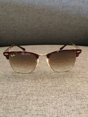 RayBan Clubmaster Metal Tortoise Sunglasses Mint